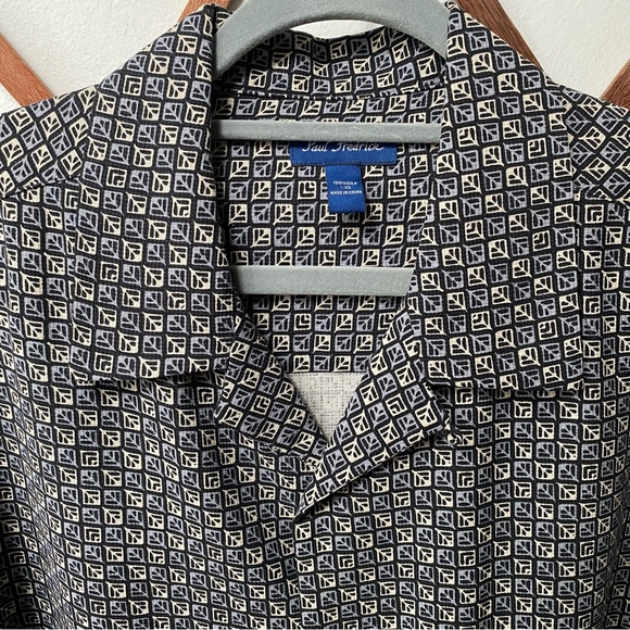 Paul Fredrick Silk Button Up Shirt - Picture 2 of 13
